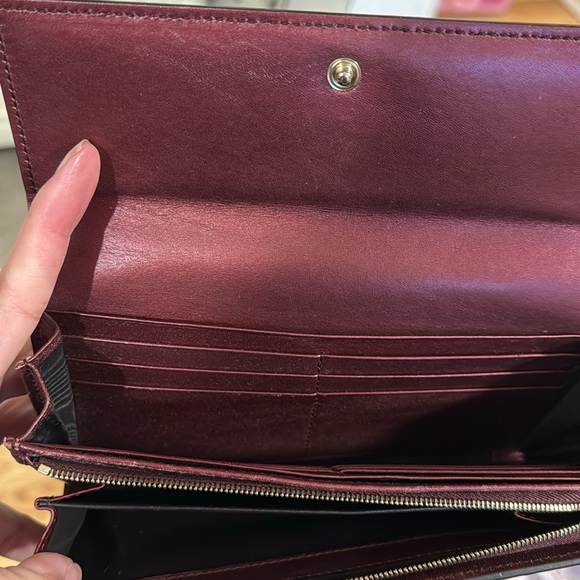 GUCCI GG Shine Guccissima Lovely Heart Continental Wallet Scarlatto with box - Picture 15 of 16